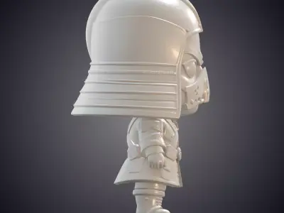 Chibi Samurai Statue PM-793 3D print model