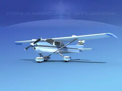 Cessna 172 Skyhawk STOL V06 3D model