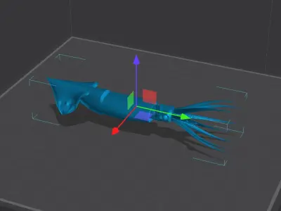 Squid Bait Free 3D print model