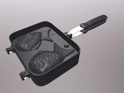Fish Pan 3D model