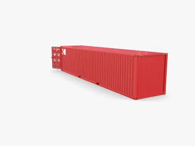 40ft Shipping Container CAI v2 3D model