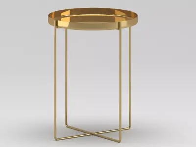 Habibi Side Table Free 3D model
