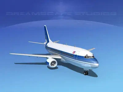 Boeing 737-300 Corporate 3D model