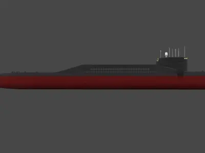 Type 096 Submarine 3D model
