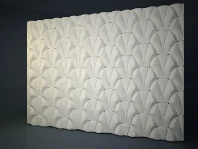 01 VIGELAND WALL PATTERN Free 3D model