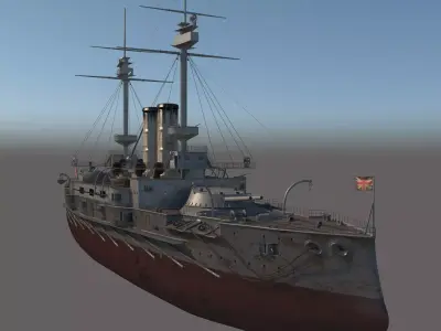 HMS OCEAN 3D model