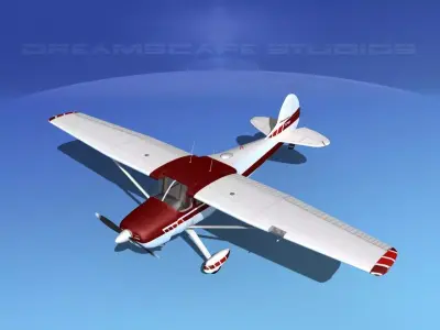 Cessna 170 V10 3D model