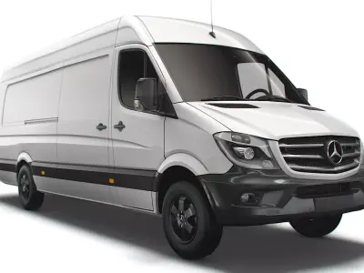 Mercedes Sprinter Cargo Van L4H2 2018 3D model