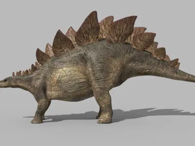 Stegosaur Forever - 8K 3D model