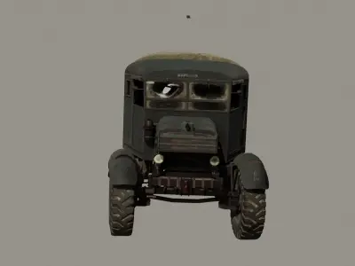 Scammell Pioneer Lowpoly 3D model