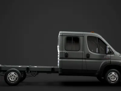 Ram Promaster Chassis Truck Crew Cab 4035 WB 2019 3D model