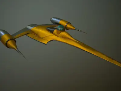 naboo n1 star wars Low-poly 3D model