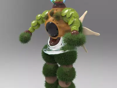 CYBORG TREE 3D MODEL 3D model