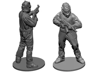 Hazmat suit 3D print model