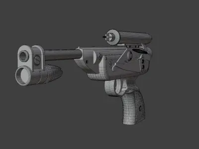 DL-18 Blaster 3D model
