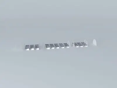 Boeing 777 200ER interior Free 3D model