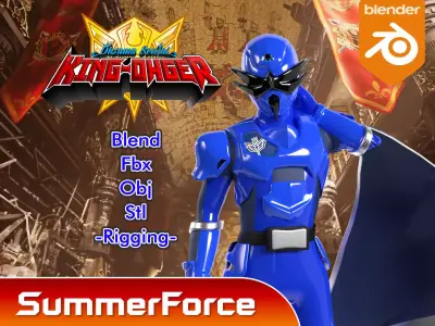 Tombo Ohger - King Ohger 3D model