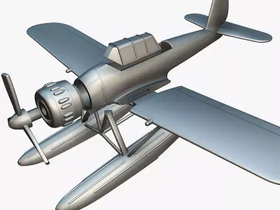 Arado Ar-196 - 3D Printable Model 3D print model