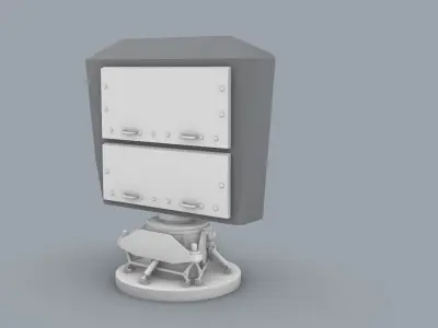 Thales NS 1000 Low-poly 3D model