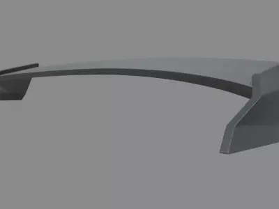 Car Spoiler Lotus Exige Cup 260 Low-poly 3D model