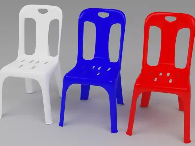 Chair plastic Free 3D model purchase