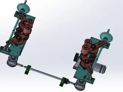 Gear positioning model 3D model
