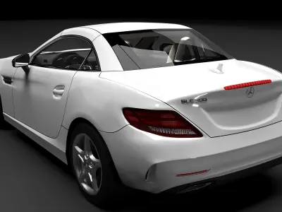 Mercedes SLC 300 Free 3D model