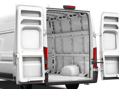 Vauxhall Movano Van L4H3 HQ Interior 2023 3D model