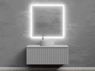 Modern Bathroom Furniture made in blender Free 3D model