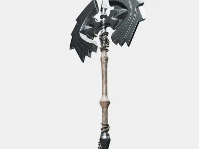 Magical axe 3D model