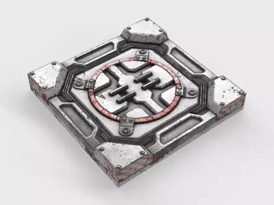 panel sci-fi 09 3D model