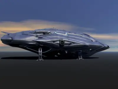 Phaelon Deep Space Transport 3D model