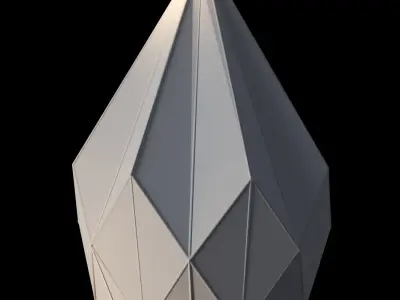 Pendant geometric glass light Fantasy Free 3D model
