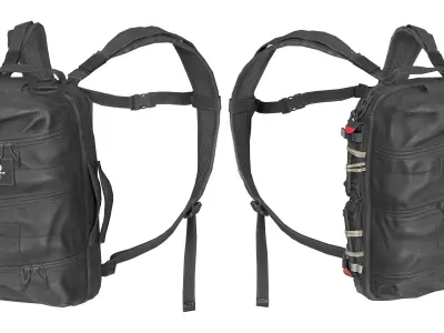 DELTA BAG Low-poly 3D model