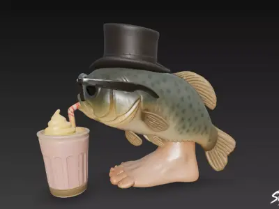 Carloooooo - Italian Brainrot Low-poly 3D model