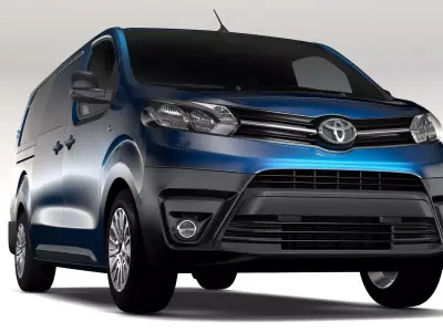 Toyota ProAce Van L3 2017 3D model
