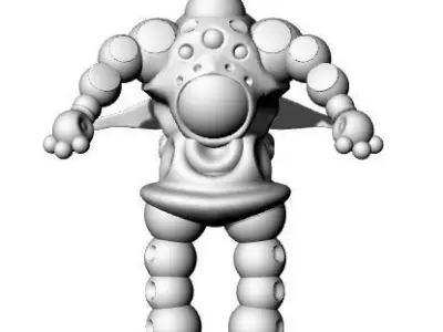CYBORG TREE 3D MODEL 3D model
