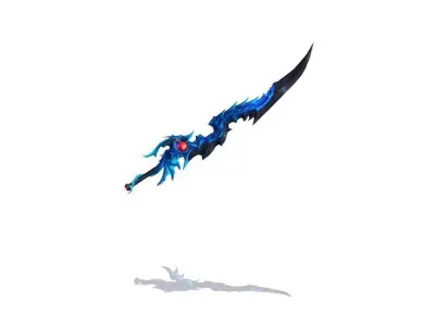 Dragon Fang Katana Low-poly 3D model