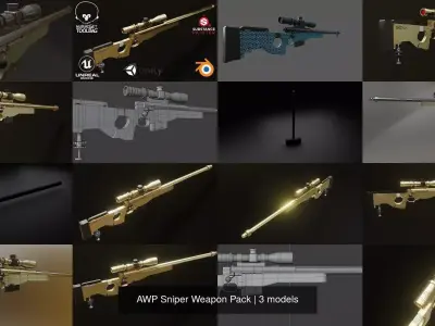 AWP Sniper Weapon Pack