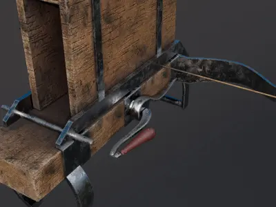 Berserker Crossbow 3D Model Low-poly 3D model