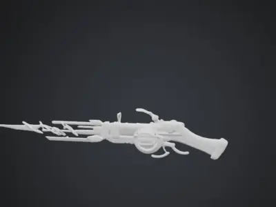 Arcane blaster mobile legends Low-poly 3D model