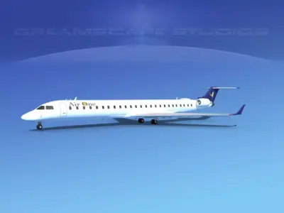 Bombardier CRJ1000 Air One 3D model