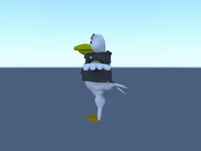 Badass Bird 3D model
