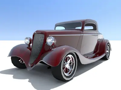 Hot Rod Free 3D model