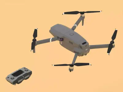 DRONE mavicpro 3D model