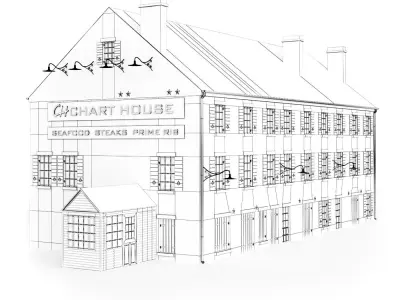 Chart House Boston 3D model