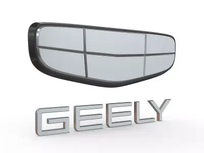 geely new logo 3D model