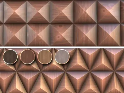 wooden wall panel PBR Texture 005 Texture