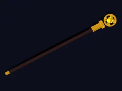 Weapons Pack - Lowpoly Voxel Models Low-poly 3D model