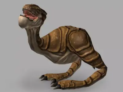 MEGALONOPS GAME READY ANIMATED MODEL Low-poly 3D model